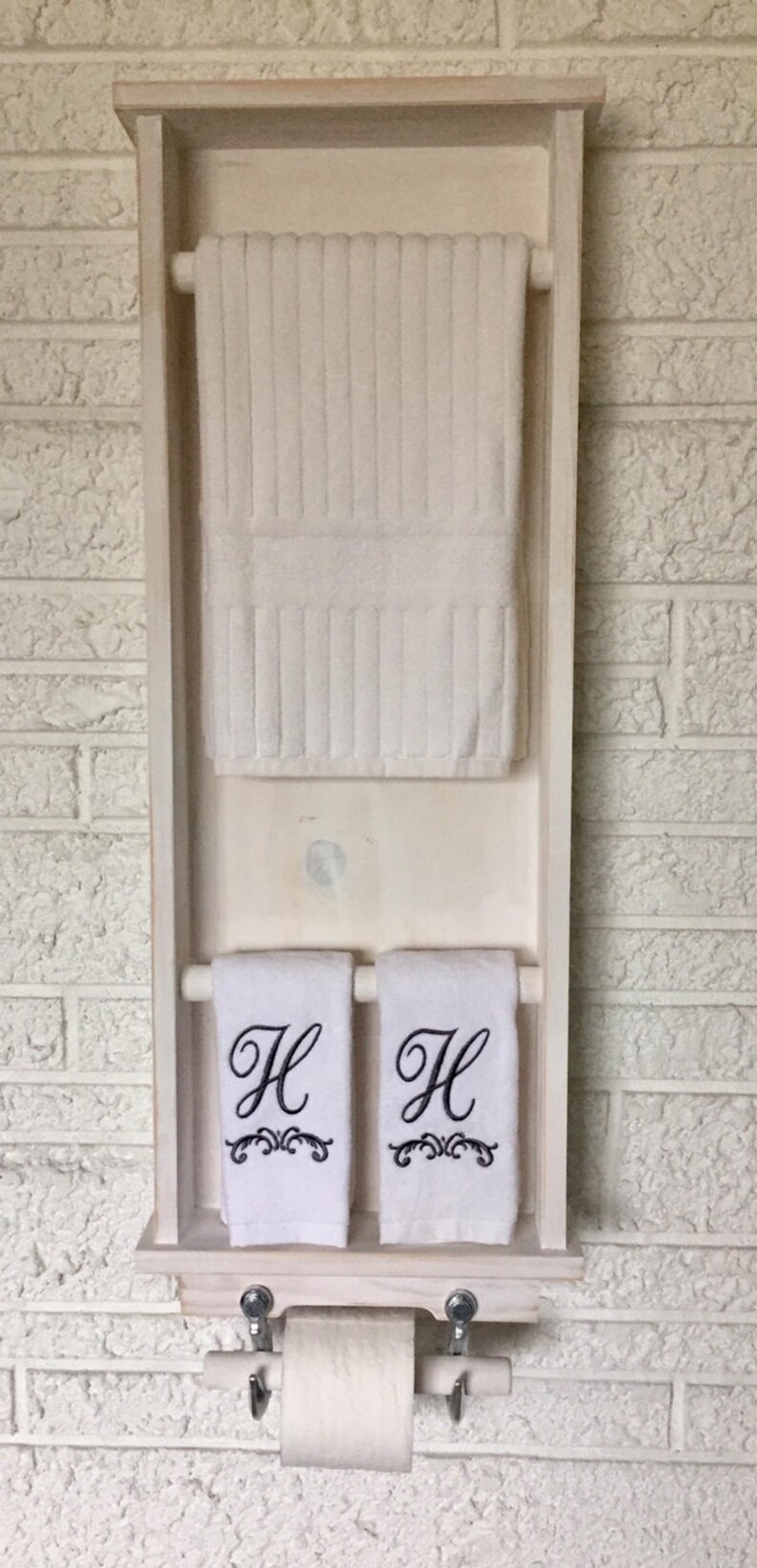 Nautical Towel Rack Coastal Bathroom Toilet Paper Holder Etsy