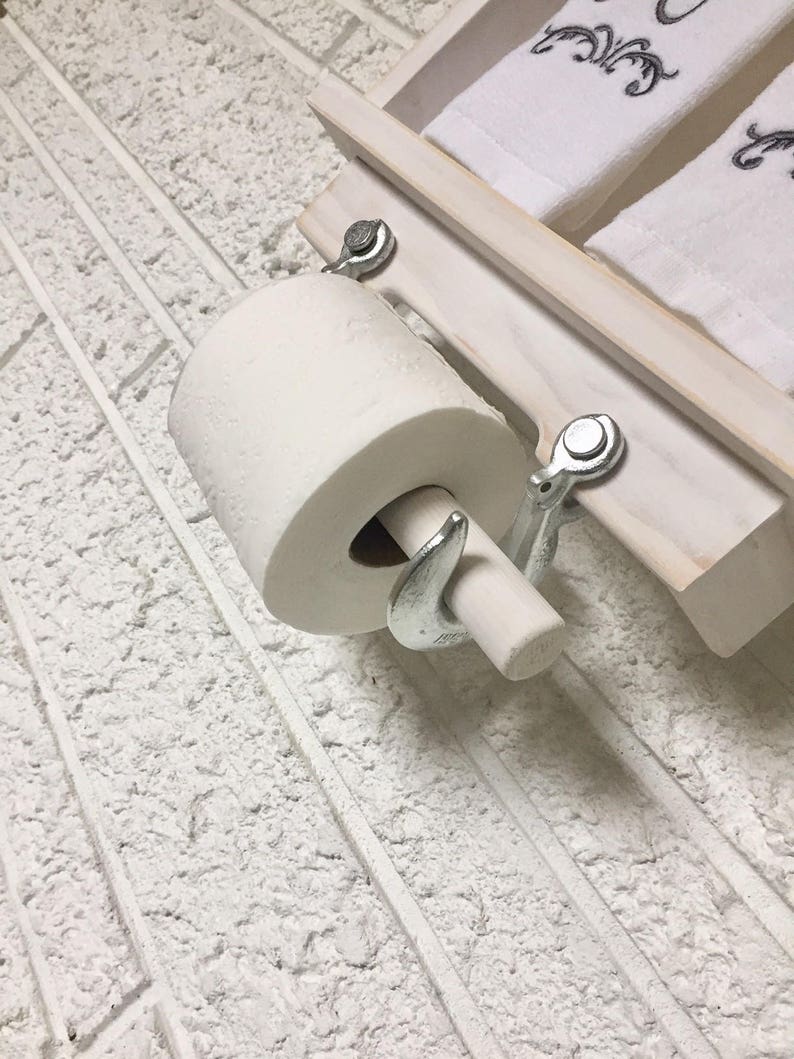 Nautical Towel Rack Coastal Bathroom Toilet Paper Holder Etsy