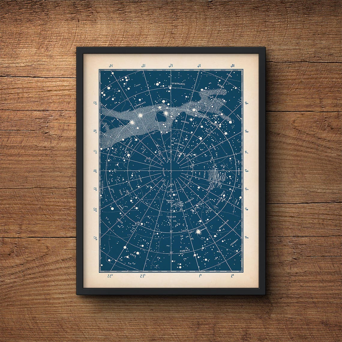 Star Chart Print Star Map Print Constellation Print Etsy
