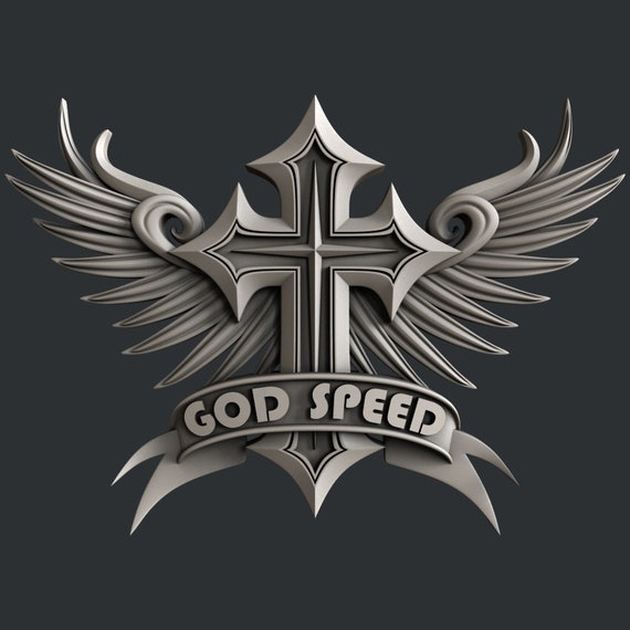 Aspire relief cross Artcam 3d STL models for CNC