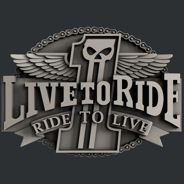 Modelos 3D STL para CNC Live to Ride