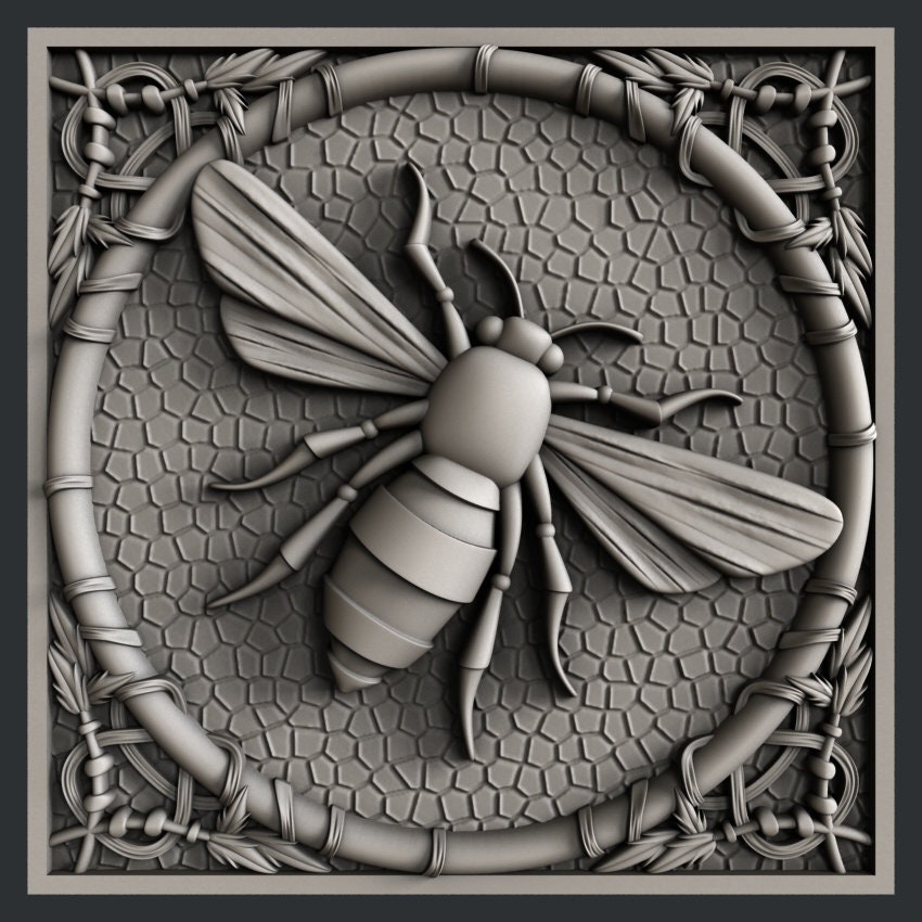 Modele 3d stl pentru cnc bee etsy
