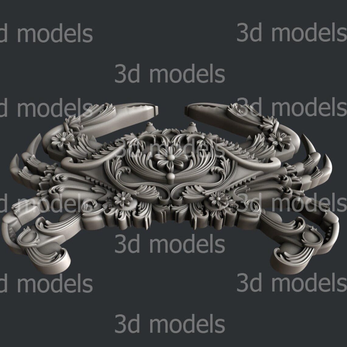3d Models for Cnc Router or 3dprinter Crab P385 - Etsy