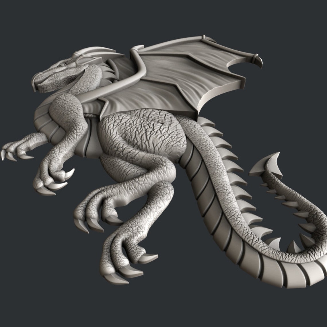 3d STL models for CNC router dragon | Etsy