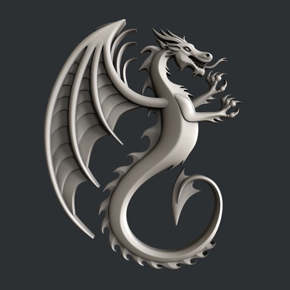 3d STL Models for CNC Router Dragon - Etsy