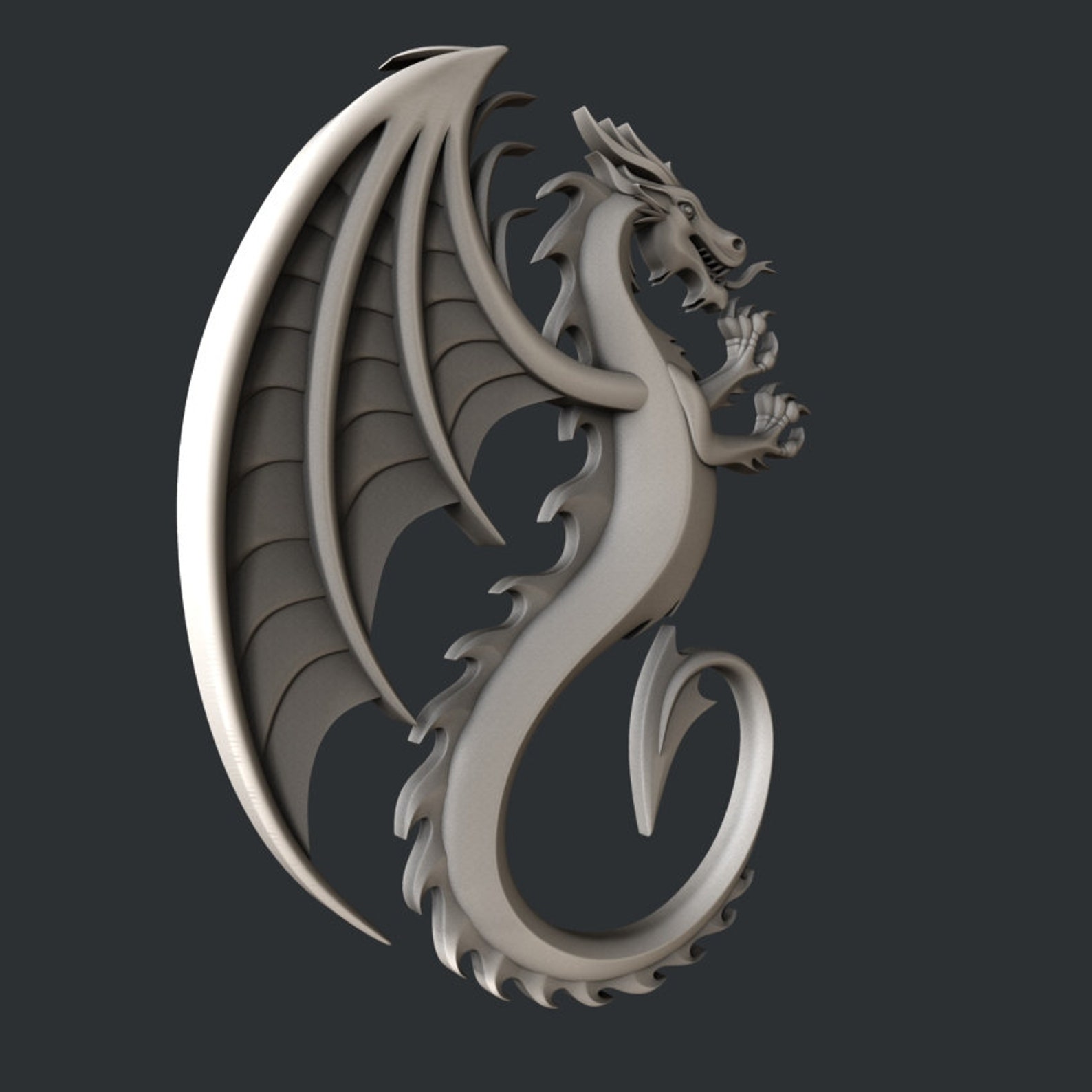 3d STL Models for CNC Router Dragon - Etsy