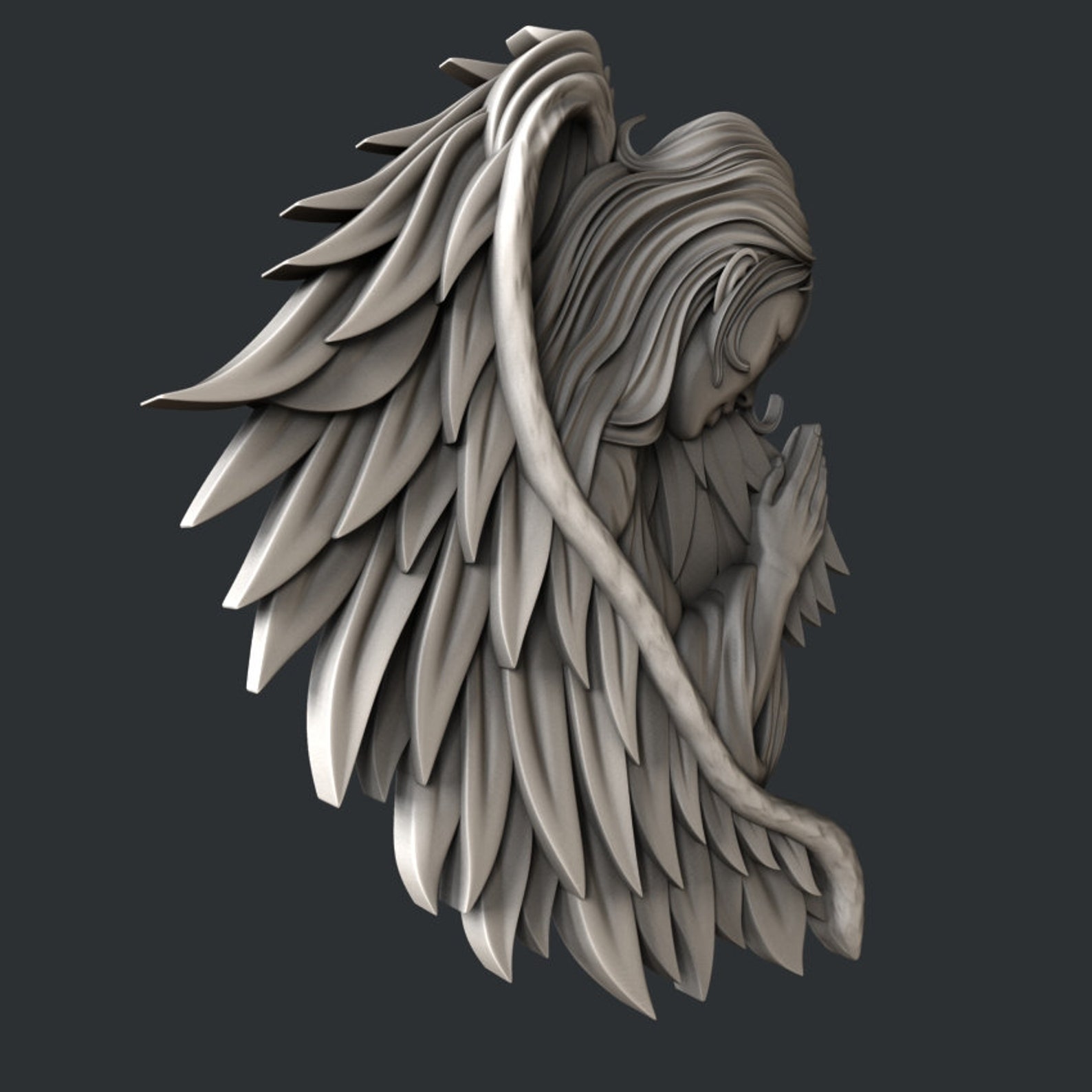 3d STL Models for CNC Router Angel - Etsy
