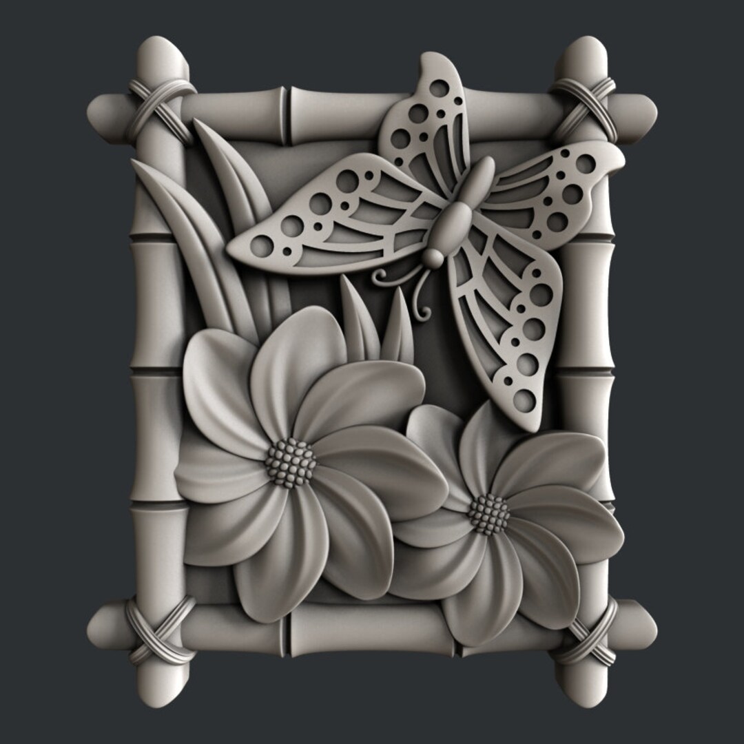 3d Stl Models For Cnc Router Butterfly Etsy Polska 