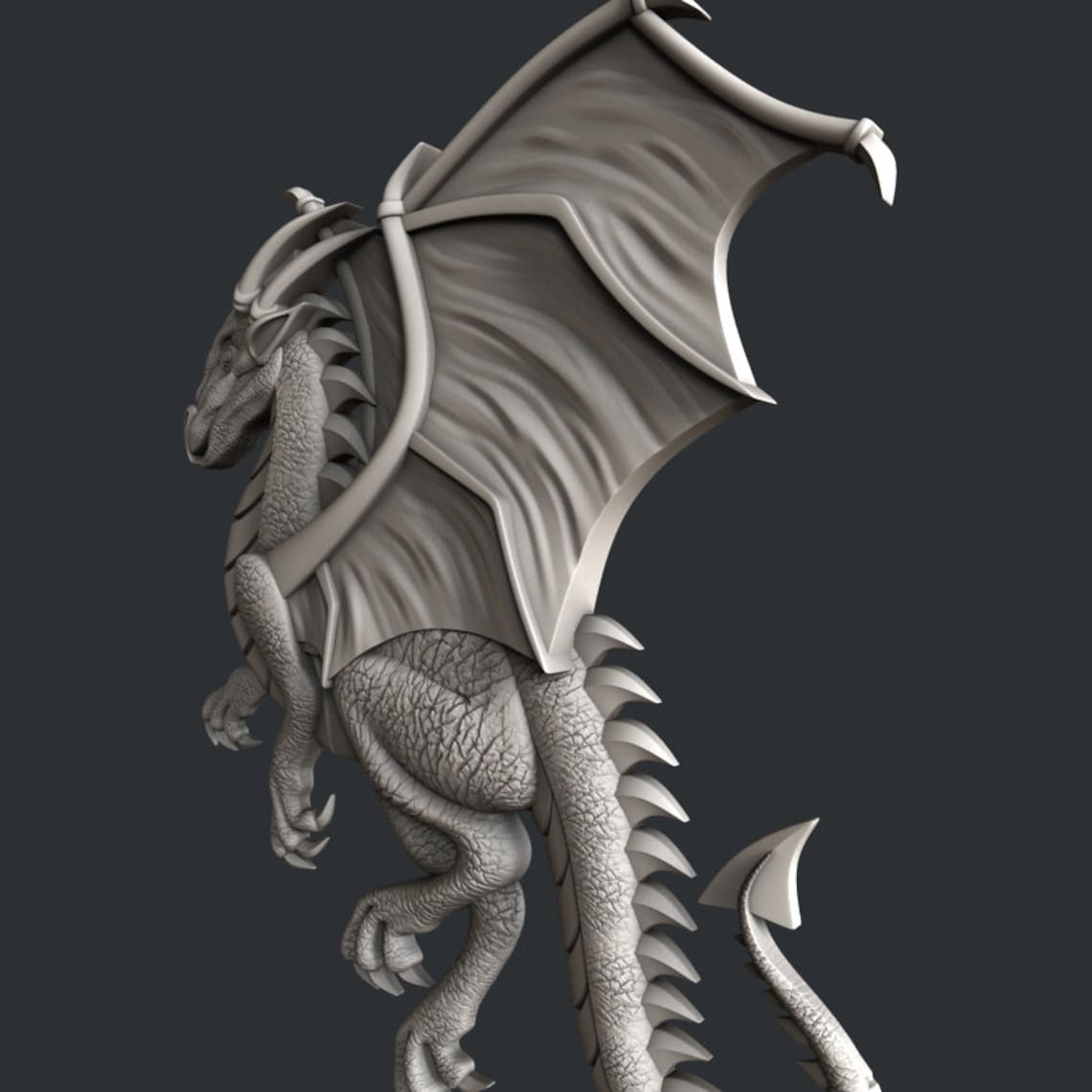 3d STL models for CNC router dragon | Etsy
