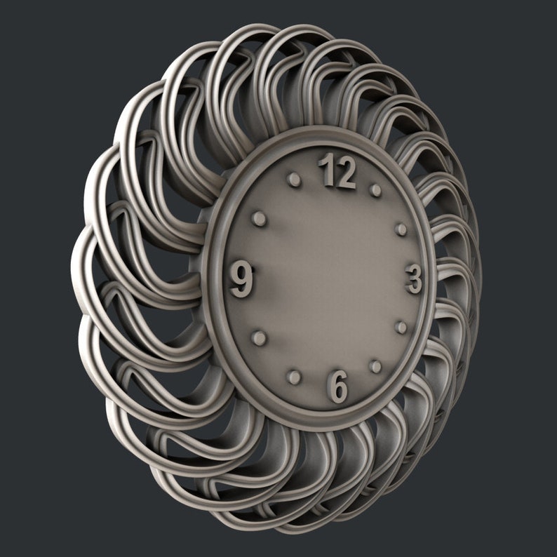 Modelos STL 3d para reloj de router CNC C19 C20 C21 C22 | Etsy