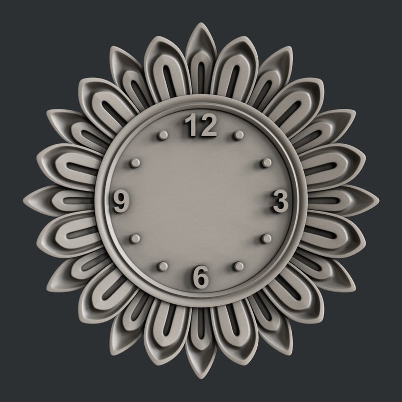 Modelos STL 3d para reloj de router CNC C19 C20 C21 C22 | Etsy