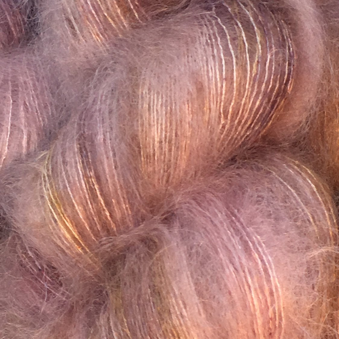 Moodring Mohair Lace weight handdyed variegated yarn Etsy