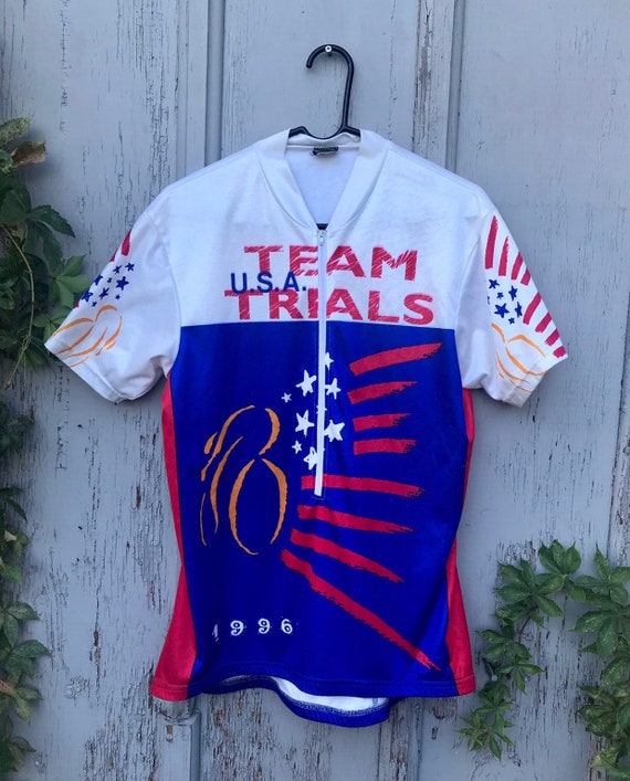 1996 USA Team Trials Cycling Shirt / Retro 1996 Su