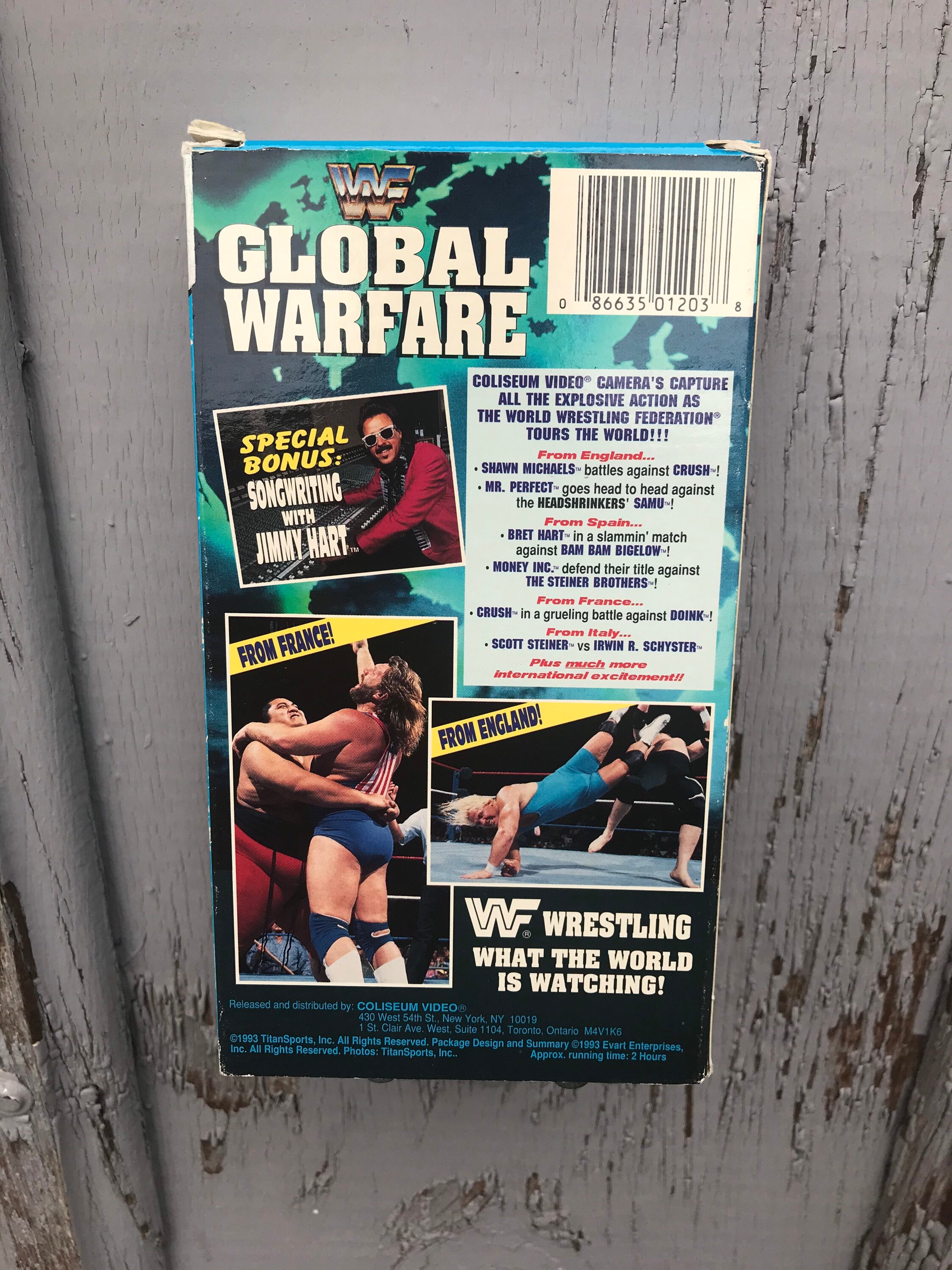 1993 WWF Global Warfare VHS / Vintage World Wrestling