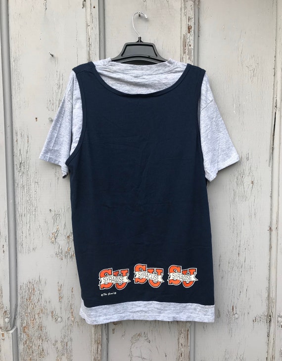 90s SYRACUSE Tank Top T Shirt / Retro The Game Sy… - image 5