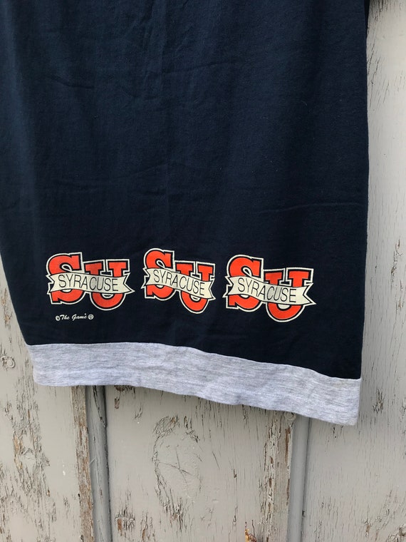 90s SYRACUSE Tank Top T Shirt / Retro The Game Sy… - image 7