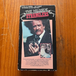 1989 The Hillside Stranglers VHS / Vintage Richard Crenna Los Angeles Homicide Detective Movie *TESTED* Works Great