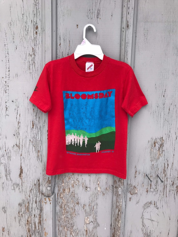 Kids 1988 BLOOMSDAY Shirt / Vintage SPOKANE Washin