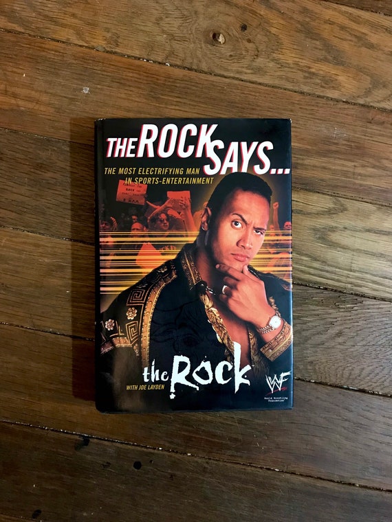 Hardcover By The Rock The Rock Says.. VERY GOOD