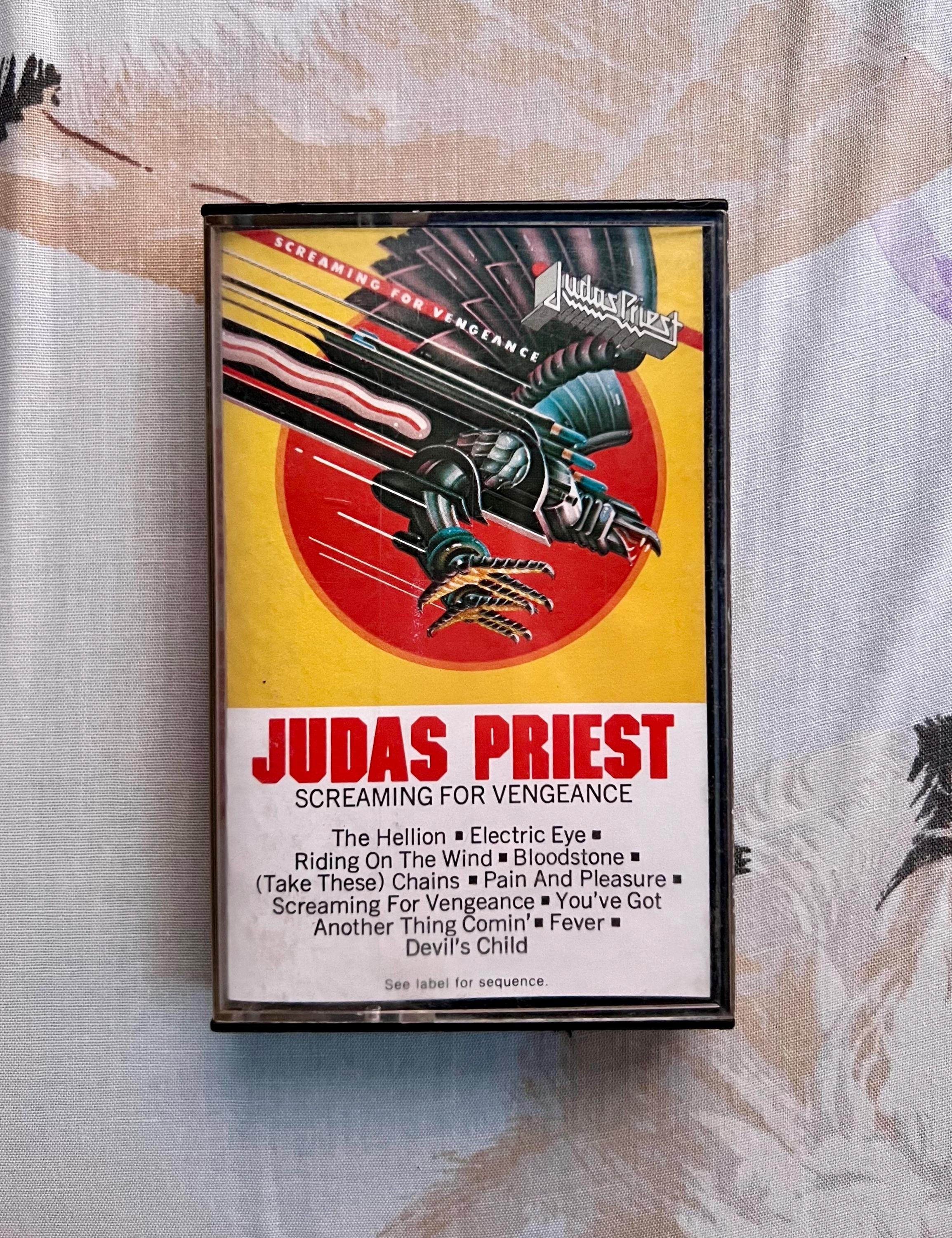 1982 Judas Priest Screaming for Vengeance Cassette Tape / *tested