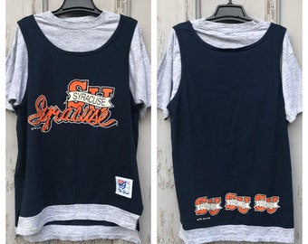 90s SYRACUSE Tank Top T Shirt / Retro The Game Syracuse University BASKETBALL Sewn In Tank Top Mens Size LARGE