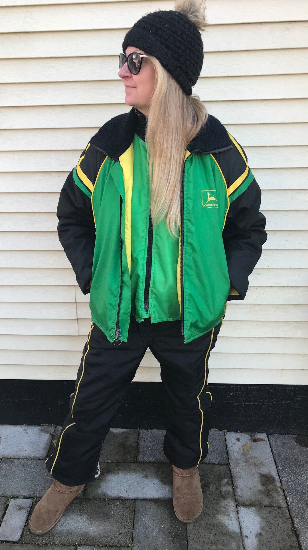 70s JOHN DEERE Snowmobile Suit / Vintage 3 Piece Snow Skiing Etsy