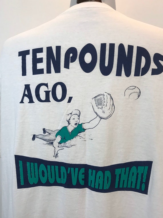 90s SOFTBALL Funny Shirt / Vintage TRASH TALKIN’ … - image 4