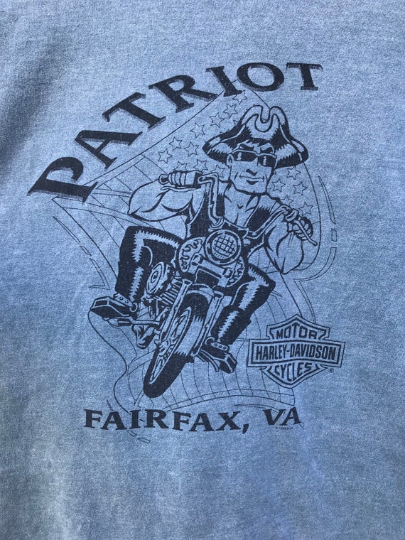 1999 HARLEY Davidson Shirt / Vintage Fairfax, Vir… - image 3