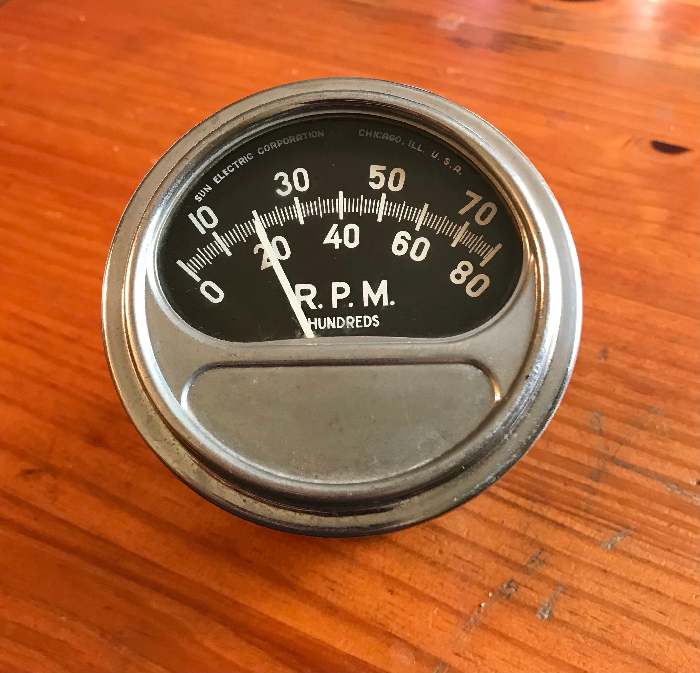 Sun RF 1 Tachometer / Vintage 8000 RPM Tachometer for MAG Etsy