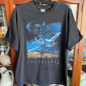 2005 F6F HELLCAT Shirt / Vintage United States Navy American Carrier Fighter Aircraft Grumman F6F Hellcat Graphic Tee Size Extra Large
