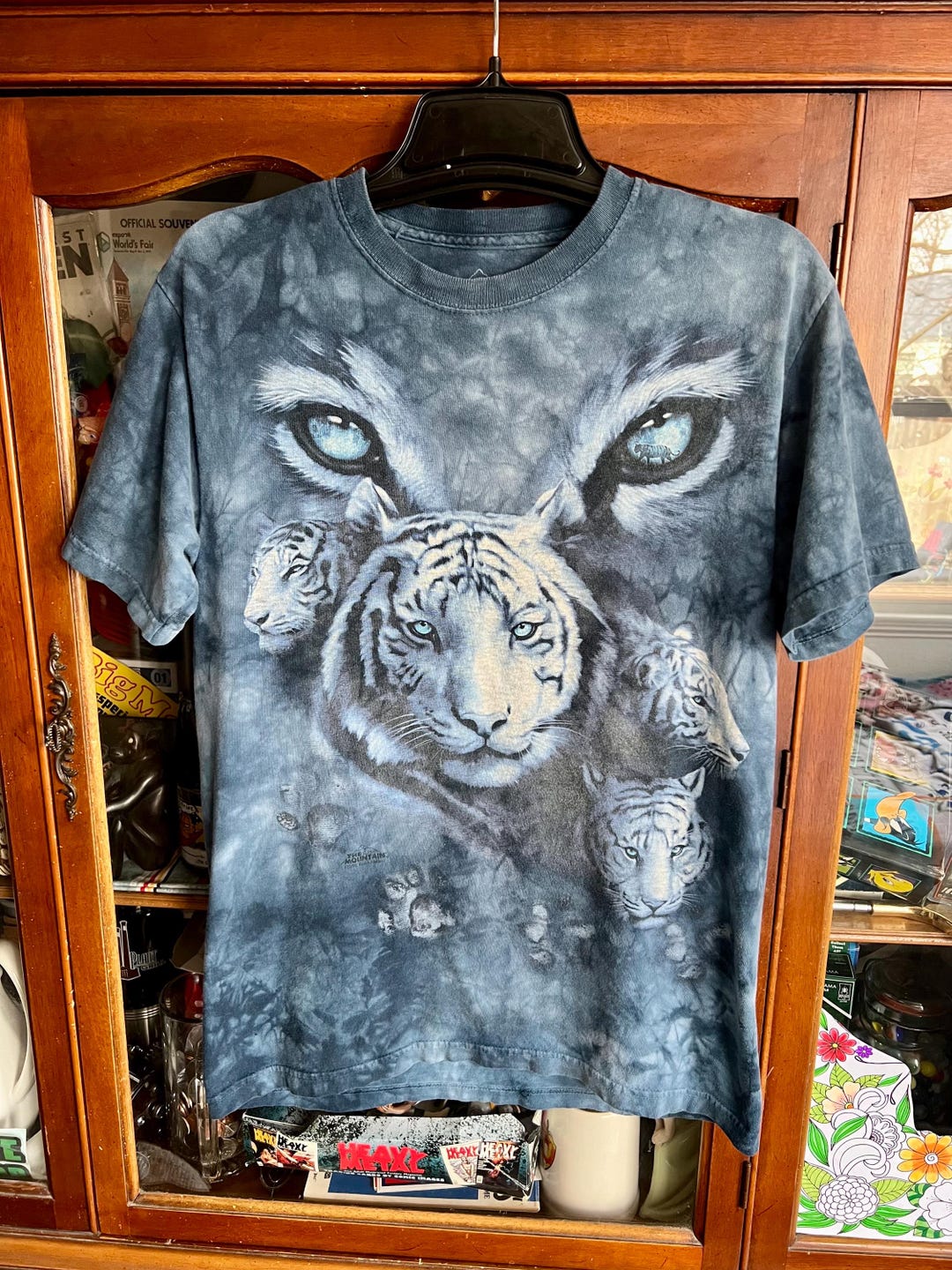 tie dye tiger shirt