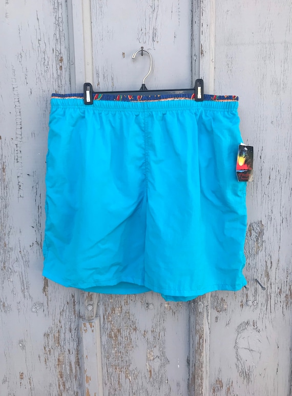 Deadstock 90s St JOHNS BAY Swim Trunks / Vintage L