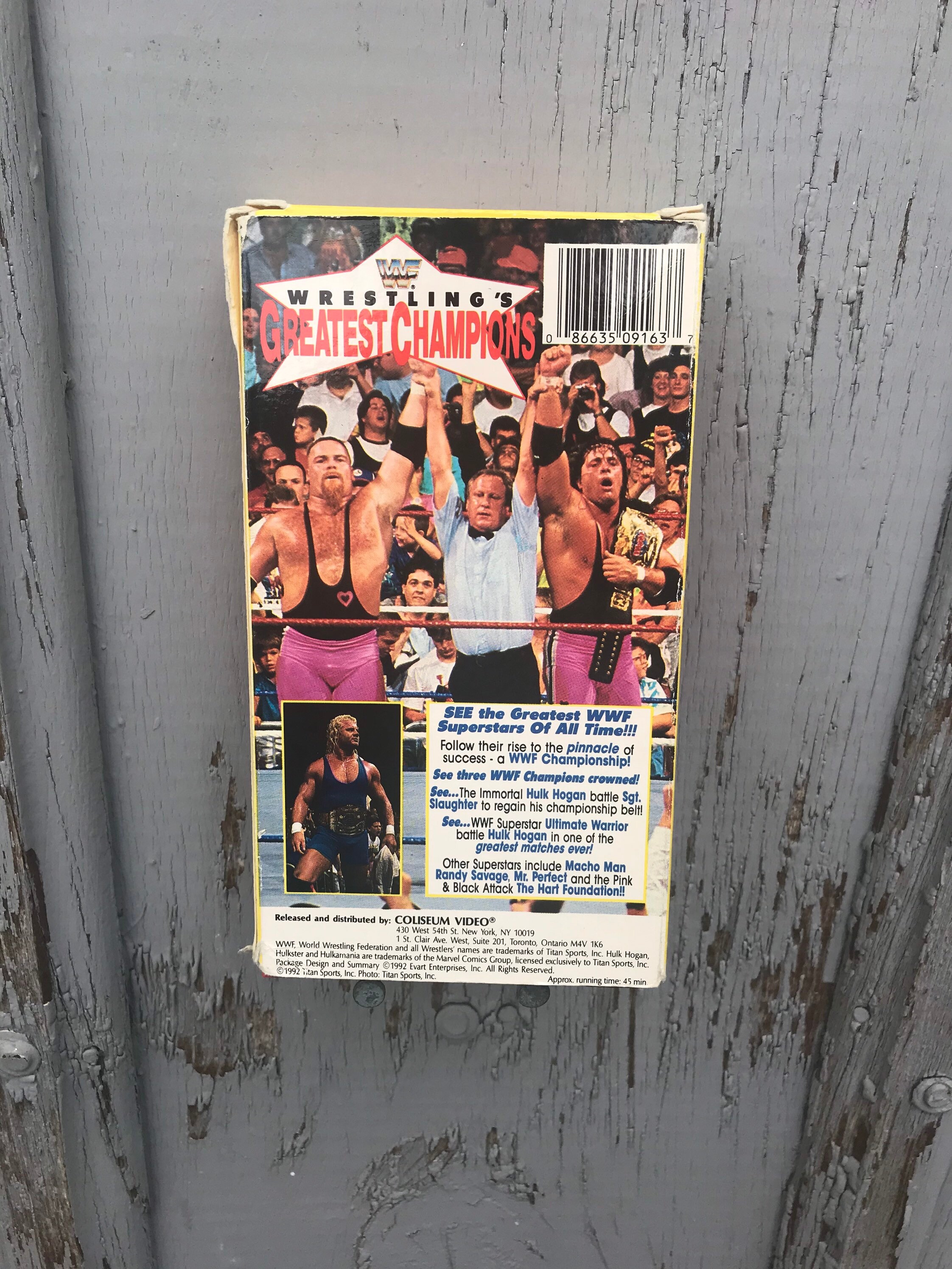 1992 WWF Greatest Champions VHS / Vintage World Wrestling
