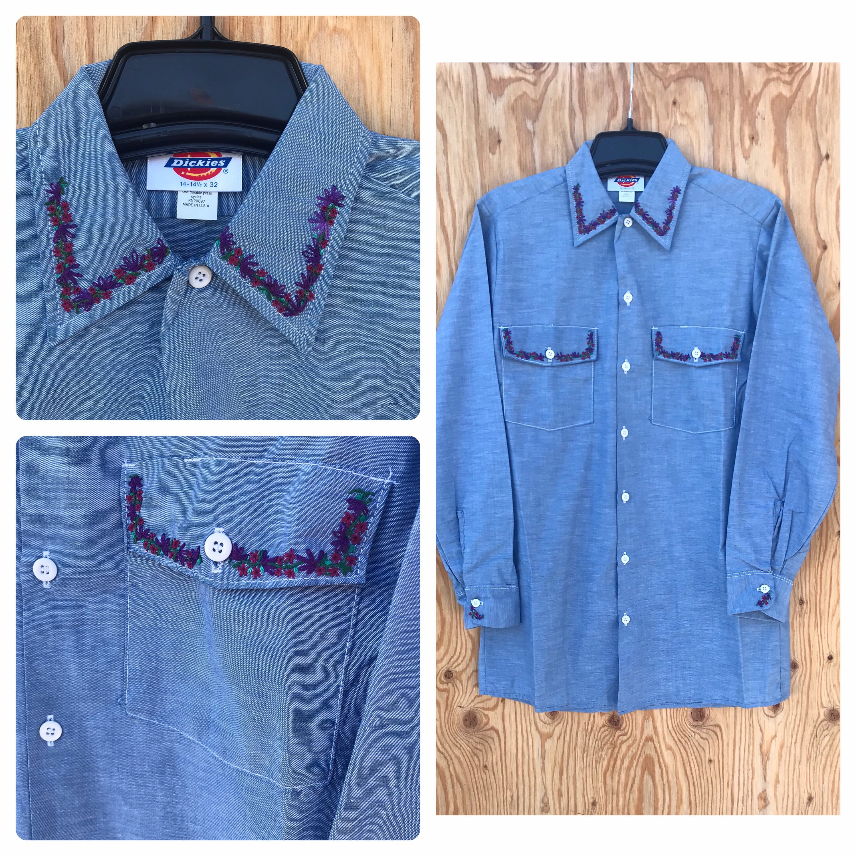 custom dickies work shirt