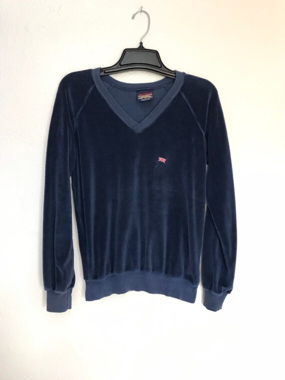 70s/80s BRITTANIA Velour Sweater 