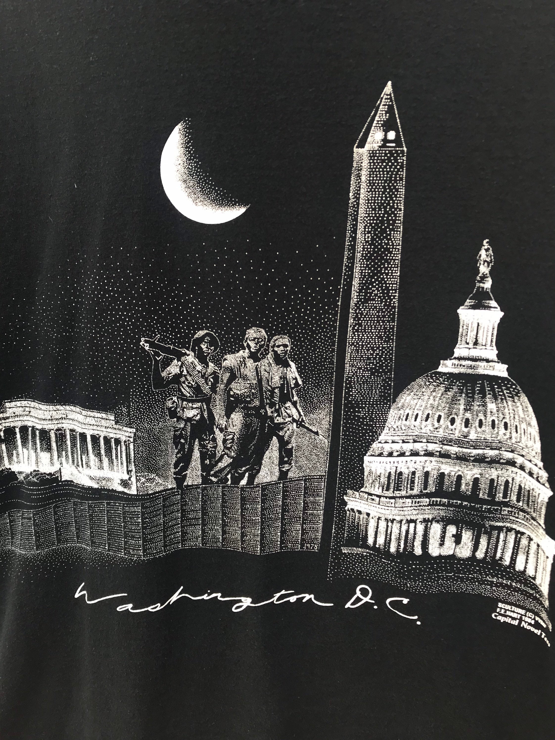 Vintage WASHINGTON DC Shirt / Capitol Novel Tees 1984 AMAZING
