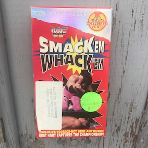 1993 WWF Smack ‘Em Whack ‘Em VHS / Vintage World Wrestling Federation Bret Hart Shawn Michaels Undertaker Razor Ramon Yokozuna and More!