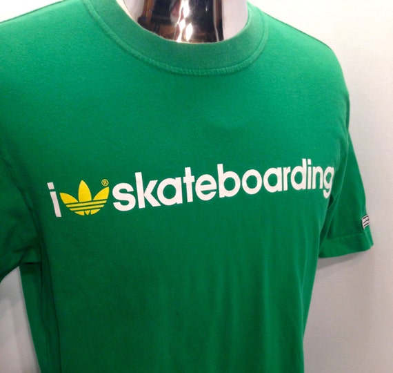 90s ADIDAS SKATEBOARDING T / Rare Retro the -