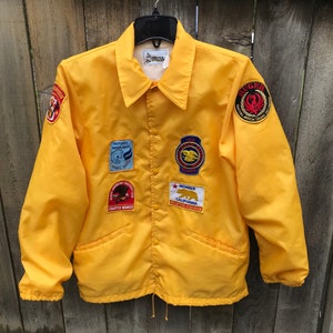 60s GUN CLUB Jacket / Vintage Smith & Wesson Ruger National Marksman Rifle Association Snap Button SHOOTING Hunting Jacket Oversized Medium