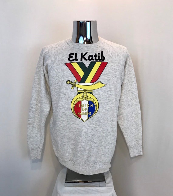 80s El Katif SHRINERS Legion of Honor Sweatshirt /