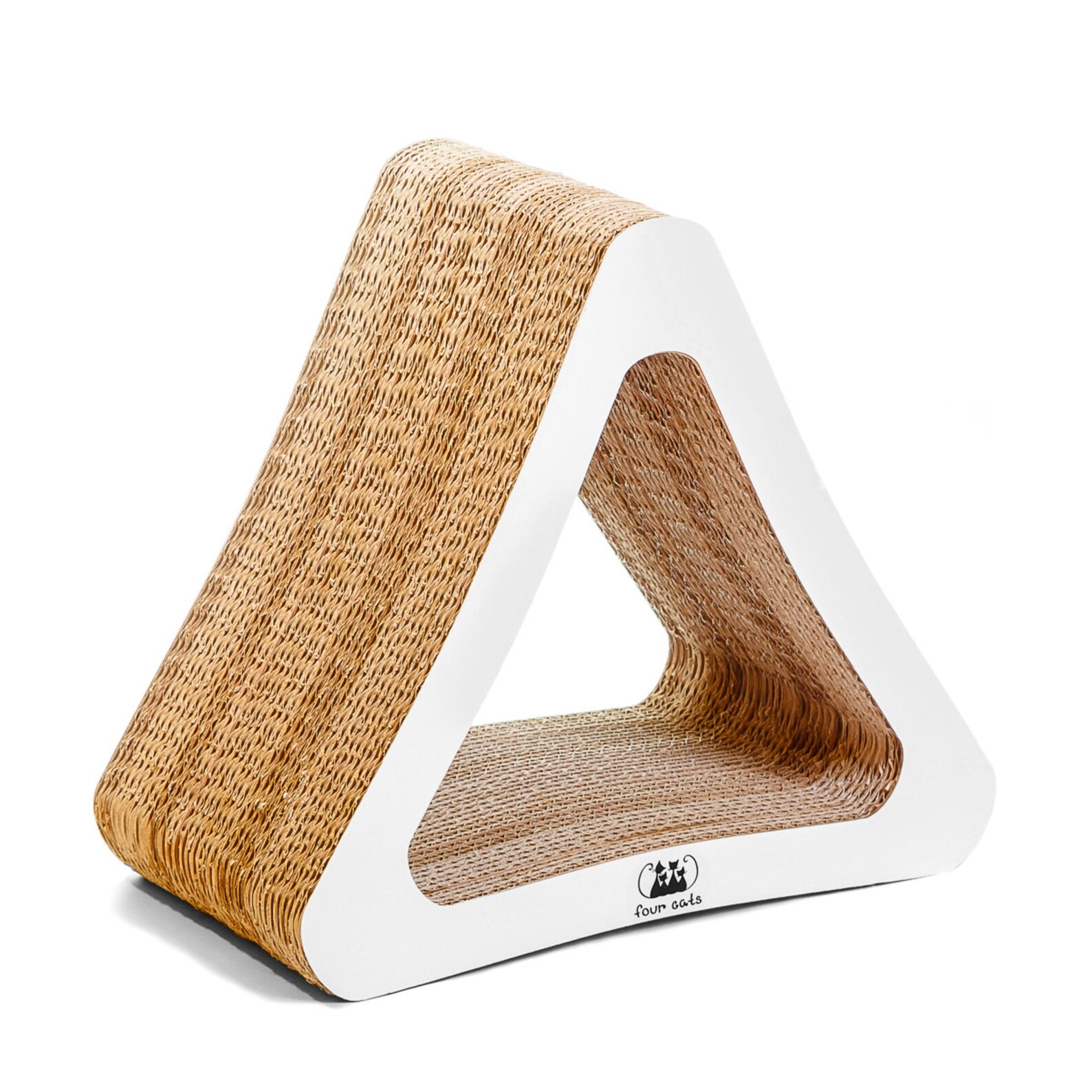 Ecofriendly Cat Scratcher TRIANGLE off corrugated cardboard Etsy