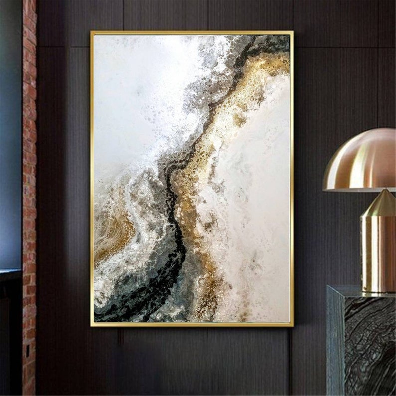 Abstract Painting Gold Painting original Painting - Etsy