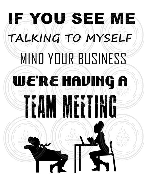 Team Meeting Signage Office Signs PNG File Digital | Etsy