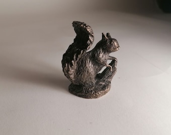 Squirrel, Hot Cast Bronze