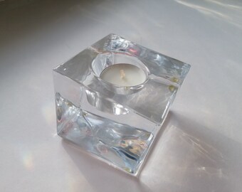 Hand Hade Crystal Night Light Holder