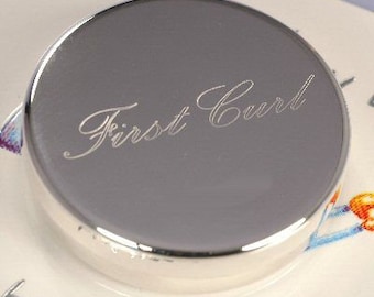 Silver Plated 'First Curl' box