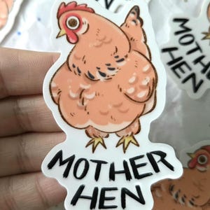 Chicken sticker | Vinyl Waterproof Sticker