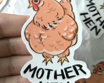 Pegatina de pollo / Pegatina de vinilo impermeable