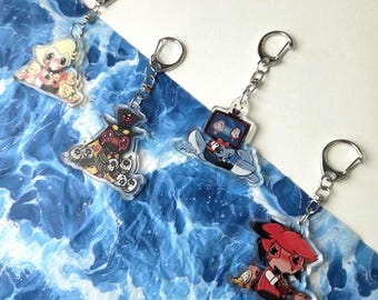 Emotional Support Sad Hazbin Hotel Charms |Acrylic Charms