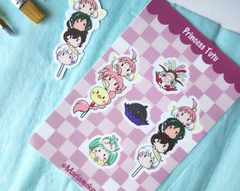 Pegatinas y hoja de pegatinas de Tutu Dango / Pegatinas de vinilo impermeables